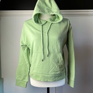 ROXY Green Hoodie with Front Pocket and back print
